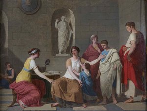 Cornelia, mère des Gracques - Joseph Benoît Suvée