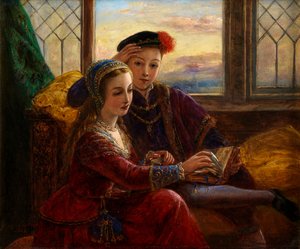 Édouard VI et Lady Jane Grey - Joseph Bouvier