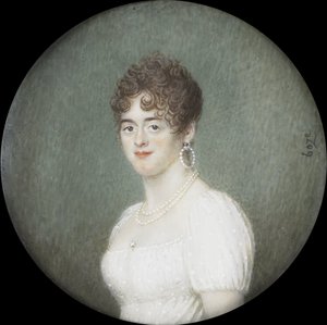 Portrait de Cornelia Pull (d 1809). Épouse de Gerrit Jan van Houten