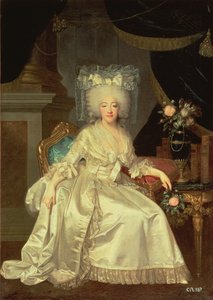 Portrait de Louise Marie Joséphine de Savoie, Comtesse de Provence - Joseph Boze