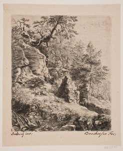 Paysage rocheux - Joseph Brecheisen