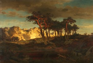 Pins rouges - Joseph Brunner