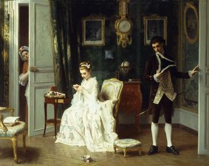Le Visiteur, 1881 - Joseph Caraud