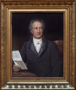 Johann Wolfgang von Goethe (1749-1832). Peinture par Joseph Stieler (1781-1858), huile sur toile - Joseph Carl Stieler