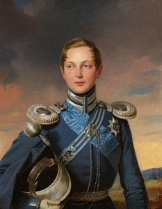 Portrait du Tsarévitch Alexandre Nikolaïevitch de Russie 1818-1881 - Joseph Carl Stieler
