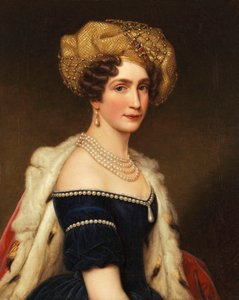 Princesse Augusta de Bavière (1788-1851), Duchesse de Leuchtenberg, vers 1825 - Joseph Carl Stieler