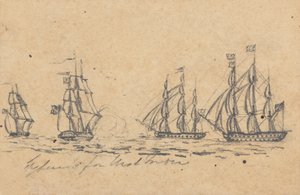 Destiné (?) aux Antilles: Quatre cuirassés