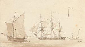 Goélette, corvette et bateau de pêche - Joseph Cartwright