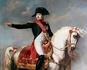 Napoléon sur le champ de bataille de Wagram (détail) - Joseph Chabord