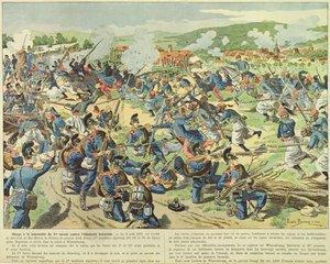 La bataille de Wissembourg, 3-4 août 1870 - Joseph Charles (after) Beuzon