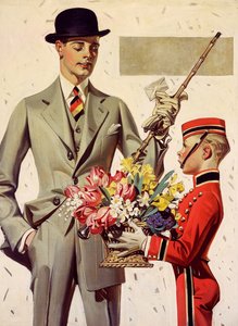 Fleurs pour la dame - Joseph Christian Leyendecker