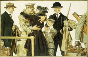 Le retour à la maison - Joseph Christian Leyendecker