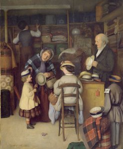 Acheter un nouveau chapeau, 1880 - Joseph Clark