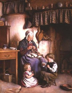Le coin de la cheminée - Joseph Clark