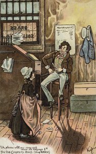 Scène de The Old Curiosity Shop, par Charles Dickens - Joseph Clayton (1856 1937) (after) Clarke