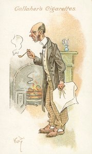 Les adeptes du tabac No 20 (lithographie en couleur) - Joseph Clayton (1856 1937) Clarke
