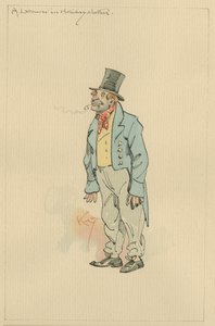 Un ouvrier en vêtements de fête, vers les années 1920 - Joseph Clayton Clarke