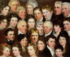 La famille Harvey de Norwich, vers 1820 - Joseph Clover