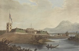 Fort Marlborough, Benkulen, Sumatra, 1799 - Joseph Constantine Stadler