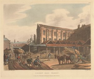 Marché de Leaden Hall - Joseph Constantine Stadler