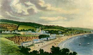 Vue de Dawlish depuis la falaise ouest, 1817, 1943 - Joseph Constantine Stadler