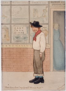 Devanture de magasin de quincaillerie - Joseph Crawhall