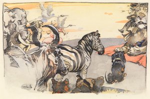 Le Roi Noble le Lion et sa cour - Joseph Crawhall