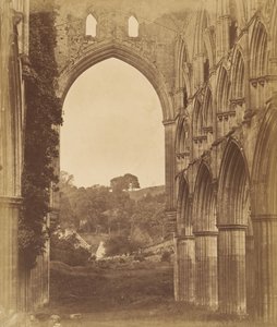 Abbaye de Rievaulx. Intérieur du chœur, années 1850 - Joseph Cundall