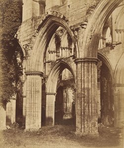 Abbaye de Rievaulx. Vue à travers le chœur, années 1850 - Joseph Cundall