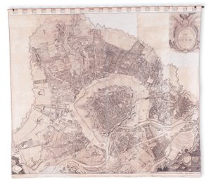 Carte murale de Vienne - Joseph Daniel Huber
