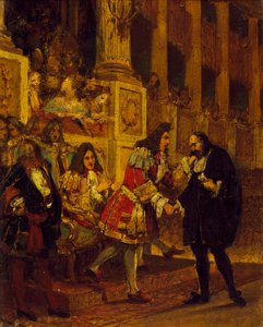 Pierre Corneille reçu par le Grand Condé