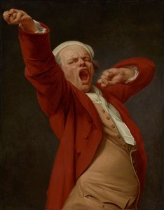 Autoportrait, bâillement