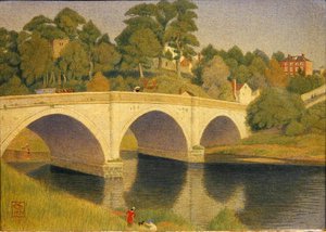 Pont de Dinham, Ludlow - Joseph Edward Southall