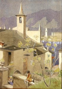 Paysage Urbain Italien du Nord - Joseph Edward Southall