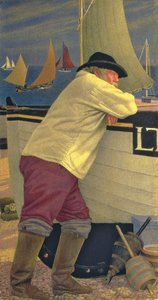 Le vieux pêcheur - Joseph Edward Southall