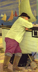Le vieux pêcheur - Joseph Edward Southall