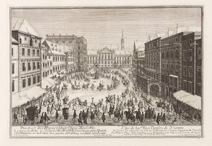Vienne Neuer Markt, 1719 - Joseph Emanuel Fischer von Erlach
