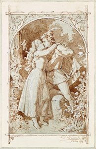 Le baiser - Joseph Eugen Hörwarter