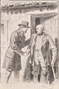 Deux hommes, dont un amputé d