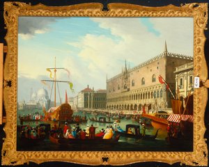 Le Bacino di San Marco, Venise, avec le carnaval
