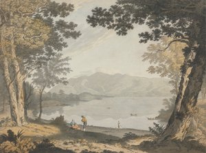 Vue de Skiddaw et Derwentwater
