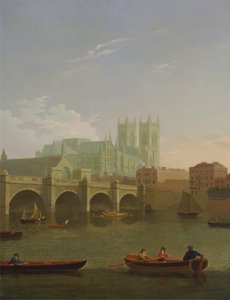 Abbaye et Pont de Westminster - Joseph Farington
