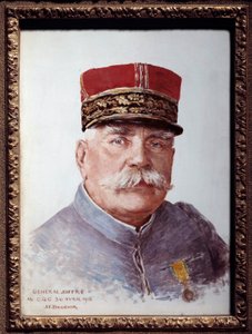 Portrait du Général Joffre (1852-1931), maréchal de France Peinture de Joseph Félix Bouchor (1853-1937). 1915. Paris, Musée Carnavalet - Joseph Felix Bouchor