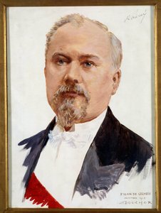 Portrait de Raymond Poincaré (1860-1934) Président de la République - Joseph Felix Bouchor