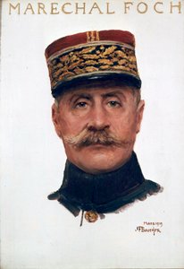 Portrait du maréchal Ferdinand Foch - Joseph Felix Bouchor