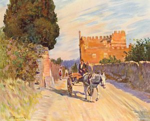 Rome : Tombeau de Caecilia Metella - Joseph Felix Bouchor