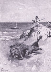 Il luttait pour sa vie (lithographie)