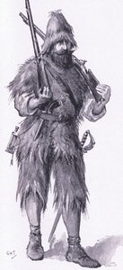Ma silhouette était en effet très féroce (lithographie) - Joseph Finnemore