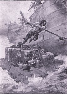 Avec cette cargaison, je suis parti en mer (lithographie) - Joseph Finnemore