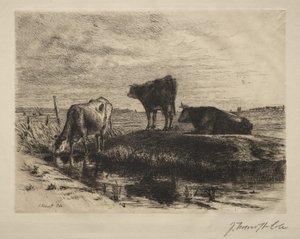 Les trois vaches - Joseph Foxcroft Cole